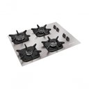 Ver imagem 2 de Cooktop Mueller 4 Bocas de Alumínio com Queimador Ultra Chama Mcg4bk Bivolt