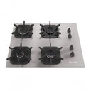 Ver imagem 1 de Cooktop Mueller 4 Bocas de Alumínio com Queimador Ultra Chama Mcg4bk Bivolt