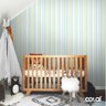 Papel De Parede Lavável Listrado Infantil Menino 18m - 7