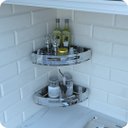 Ver imagem 1 de Kit 2 Porta Temperos e Condimentos de Parede Inox Multiuso