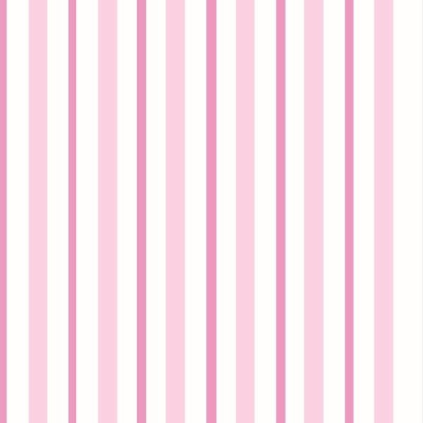 Papel De Parede Adesivo Lavável Listras Rosas 18m - 1