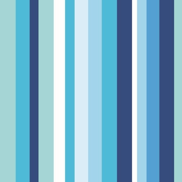 Papel De Parede Adesivo Lavável Listrado Vertical Azul 18m - 1