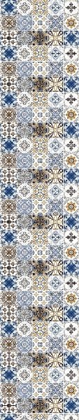 Papel de Parede Lavável Azulejo Hidráulico Mosáico 3m - 5