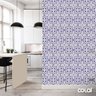 Papel de Parede Adesivo Lavável Azulejo Português Roxo 15m - 3