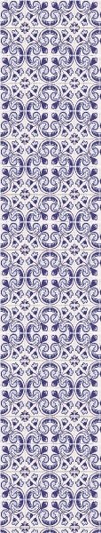 Papel de Parede Adesivo Lavável Azulejo Português Roxo 15m - 5
