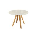 Ver imagem 1 de Mesa de Jantar Duna Kappesberg em Madeira Maciça Off White