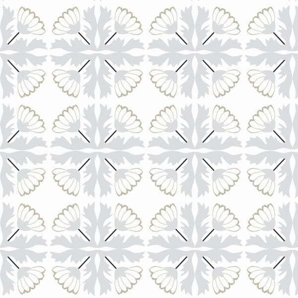 Papel de Parede Lavável Azulejo Português Margarida 15m - 1