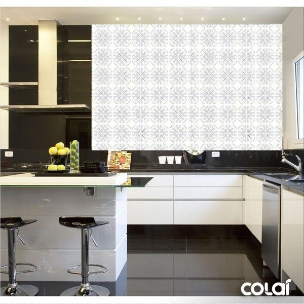 Papel de Parede Lavável Azulejo Português Margarida 15m - 2