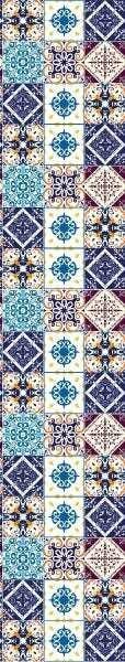Papel de Parede Lavável Ladrilho Azulejo Português 15m - 5