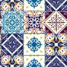 Papel de Parede Lavável Ladrilho Azulejo Português 15m - 1