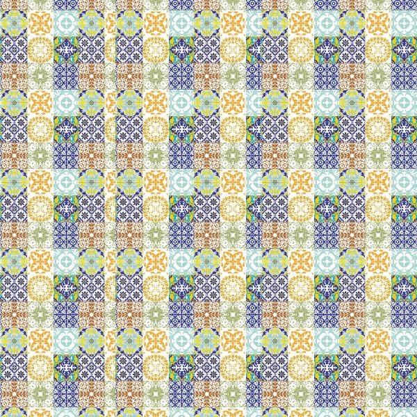 Papel de Parede Lavável Azulejo Português Vintage 15m - 6
