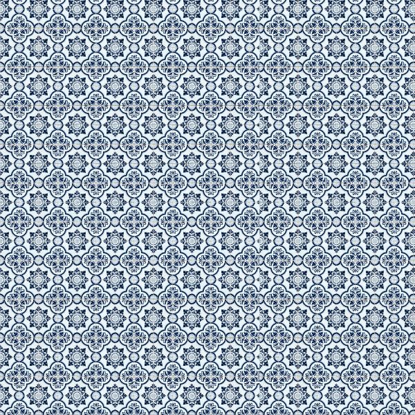 Papel de Parede Lavável Azulejo Português Azulado 15m - 6