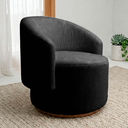 Ver imagem 1 de Poltrona Decorativa Orgânica Espanha Sala e Recepção Bouclê:preto