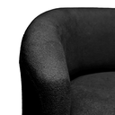 Ver imagem 6 de Poltrona Decorativa Orgânica Espanha Sala e Recepção Bouclê:preto