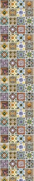 Papel de Parede Lavável Azulejo Português Moderno 12m - 5