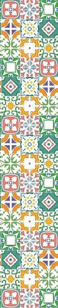 Papel de Parede Lavável Vidrado Português Mosaico 12m - 5