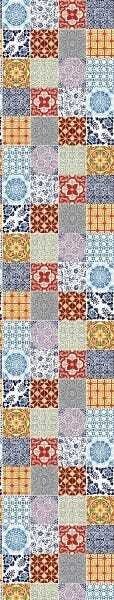 Papel de Parede Adesivo Lavável Vidrado Português 12m - 5
