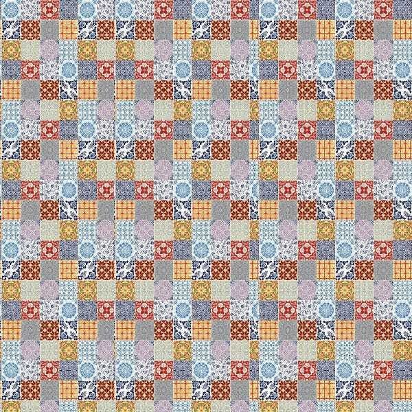 Papel de Parede Adesivo Lavável Vidrado Português 12m - 6