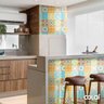 Papel de Parede Lavável Azulejo Ladrilho Multicor 12m - 4