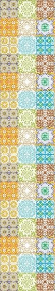 Papel de Parede Lavável Azulejo Ladrilho Multicor 12m - 5