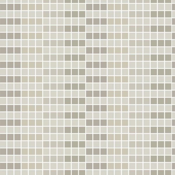 Papel de Parede Adesivo Lavável Pastilhas Cinza Claro 12m - 1