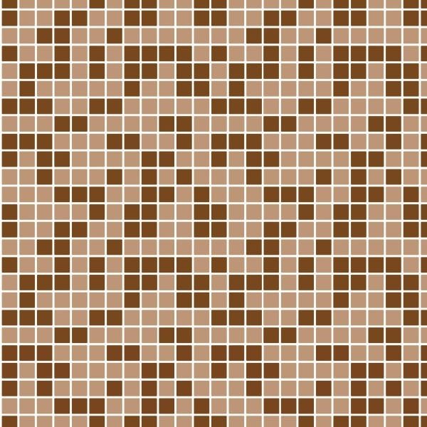Papel de Parede Lavável Pastilhas Tons de Chocolate 12m - 1