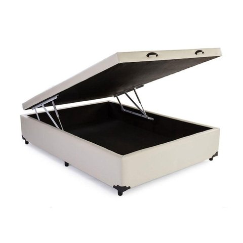 Box Baú Blindado Corino -viuva 128x188x38- Novo:bege