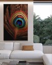 Ver imagem 1 de Quadro Pena de Pavão - Tela Canvas com Moldura Flutuante em Vários Tamanhos - Artfine