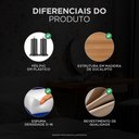 Ver imagem 5 de Cabeceira Cama Box Casal King Size Dublin 195cm Sintético Bege - Abmaza