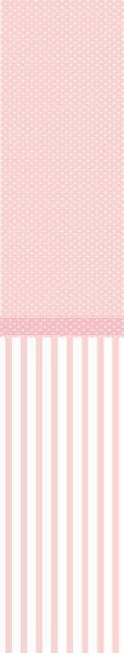 Papel de Parede Lavável Bolas Brancas de Fundo Rosa 9m - 7