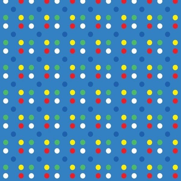 Papel de Parede Adesivo Lavável Circulos Coloridos 9m - 1