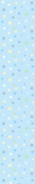 Papel de Parede Lavável Bolas Coloridas com Fundo Azul 9m - 7