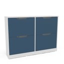 Ver imagem 2 de Sapateira para Quarto 24 Pares Madri Azul/Branco