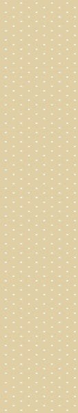 Papel de Parede Lavável Bolas Brancas Fundo Mostarda 3m - 7
