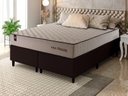 Ver imagem 1 de Conjunto Cama Box Espuma San Diego Bege Queen 158x198x67