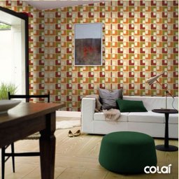 Papel de Parede Adesivo Lavável Olhos de Orbes 9m - 4