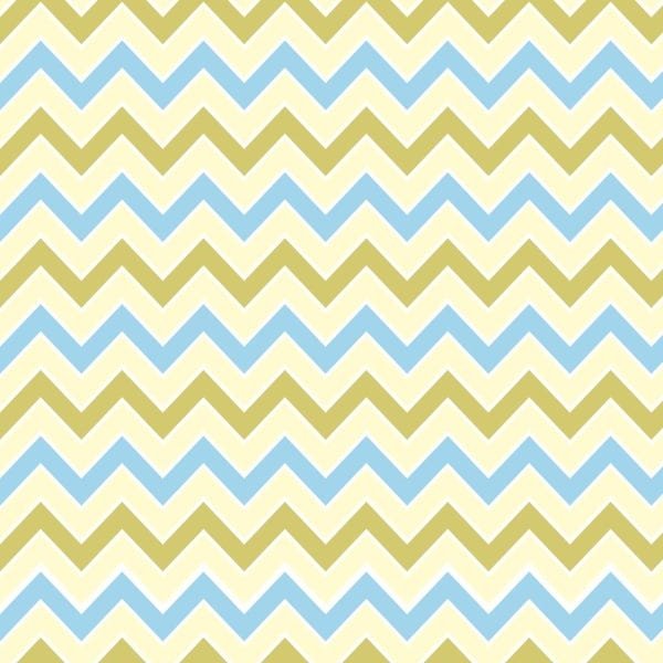 Papel De Parede Lavável Chevron Triangulares Amarelas 3m - 1