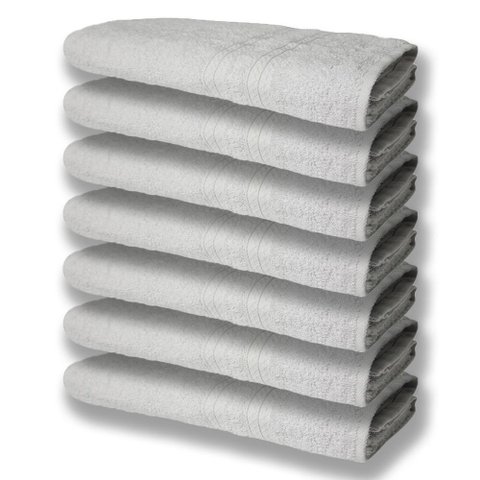7 Toalhas Grande Super Felpudas e Grossa 80x150 Itália Soft Beka - Branco