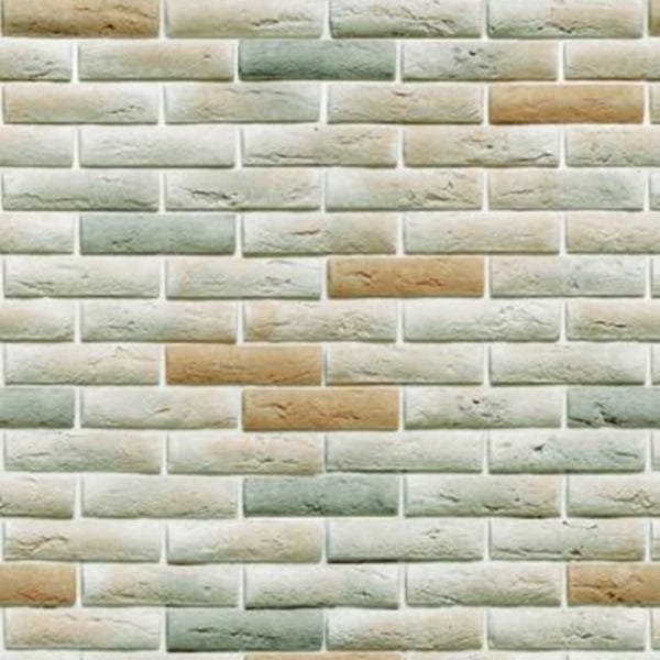 Papel de Parede Adesivo Lavável Tijolo Colonial Maciço 6m - 1