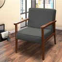Ver imagem 1 de Poltrona Decorativa Vitoria P/ Sala e Recepção - Lobo Shopp:cinza