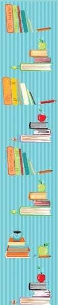 Papel de Parede Adesivo Lavável Livros - 5
