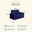 Ver imagem 4 de Sofá 2 Lugares Suede Roma - Sofá Casa