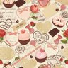 Papel De Parede Adesivo Lavável Cupcake 6m - 1