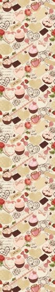 Papel De Parede Adesivo Lavável Cupcake 6m - 7