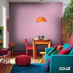 Papel De Parede Lavável Rosa Bebê Liso 3m - 5