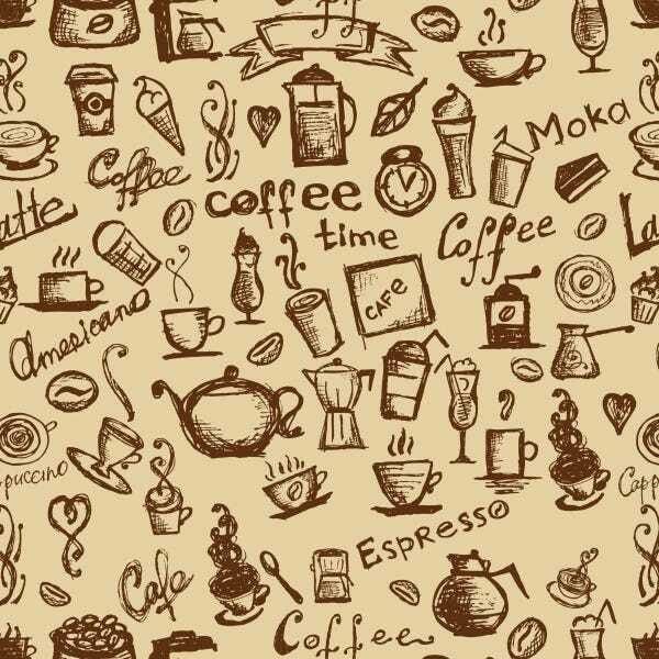 Papel De Parede Adesivo Lavável Café 9m - 1