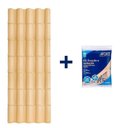 Ver imagem 1 de Kit com 5 Telhas de PVC Colonial 2,62 x 0,86 x 2.0 mm 5 Ondas com 3 Kit Fixação e Vedação Afort Bege