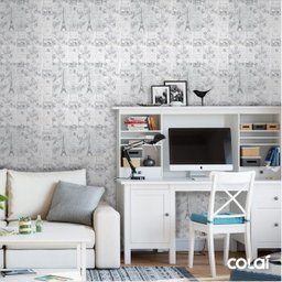 Papel De Parede Adesivo Lavável Paris Preto E Branco 12m - 2