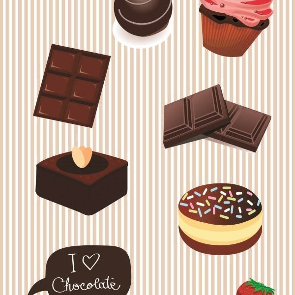 Papel De Parede Adesivo Lavável Chocolate 12m - 1