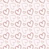 Papel De Parede Adesivo Lavável Corações 12m - 1
